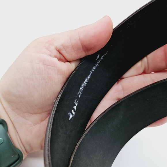 MEXX | silver buckle leather belt - Picture 6 of 8